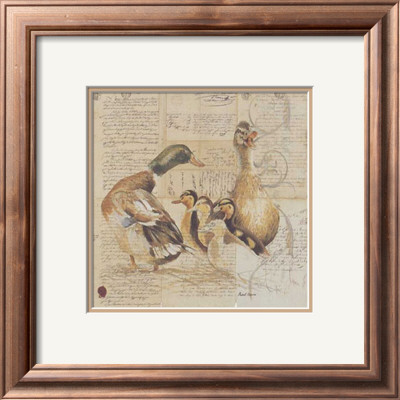 Les Canards Framed Print Les Canards Framed Print