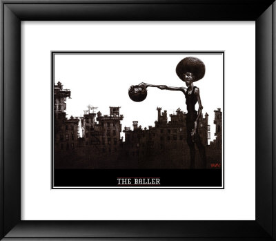 The Baller Framed Print The Baller Framed Print