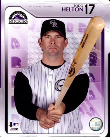 Todd Helton - 2005 Studio Plus Photograph Todd Helton - 2005 Studio Plus Photograph