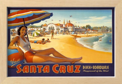 Mini "Santa Cruz" Framed Print Mini "Santa Cruz" Framed Print