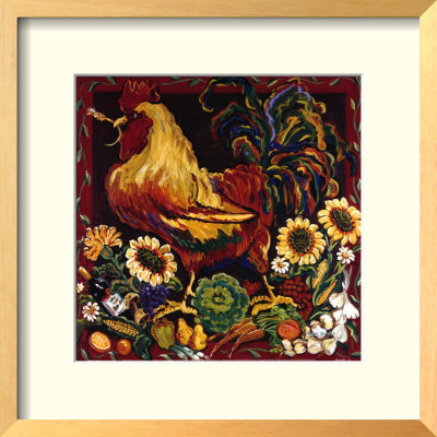 Rooster Harvest Framed Print Rooster Harvest Framed Print