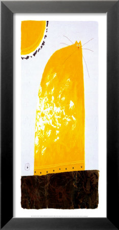 Yellow Cat Framed Print Yellow Cat Framed Print