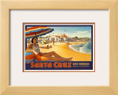 Mini "Santa Cruz" Framed Print Mini "Santa Cruz" Framed Print