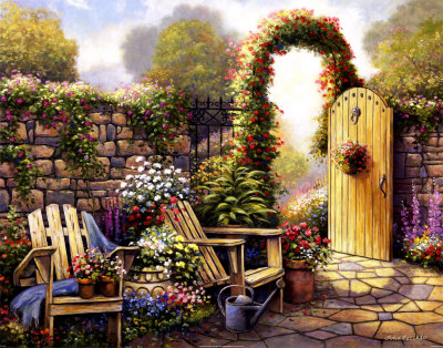 Garden Sanctuary Print Garden Sanctuary Print