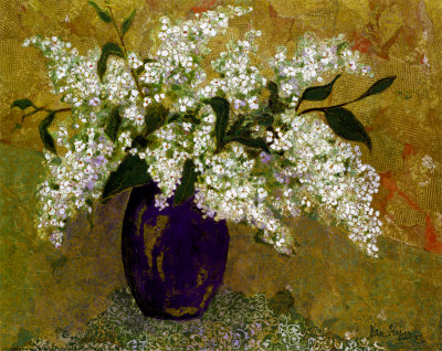 Blue Lilacs Print Blue Lilacs Print