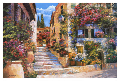 Riviera Stairs Print Riviera Stairs Print