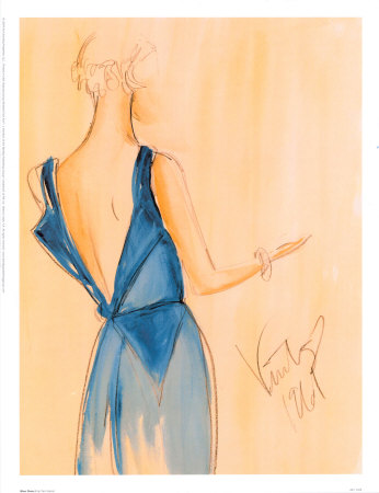 Blue Dress I Print Blue Dress I Print