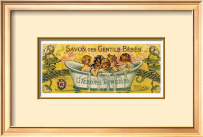 Savon des Gentils Bebes Framed Print Savon des Gentils Bebes Framed Print
