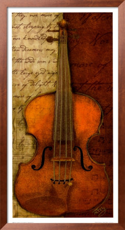 Violin - Symphony II Framed Print Violin - Symphony II Framed Print