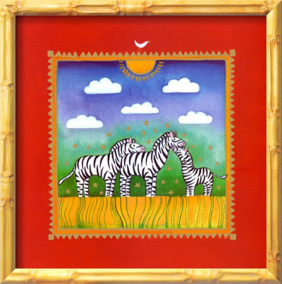 Zebras Framed Print Zebras Framed Print