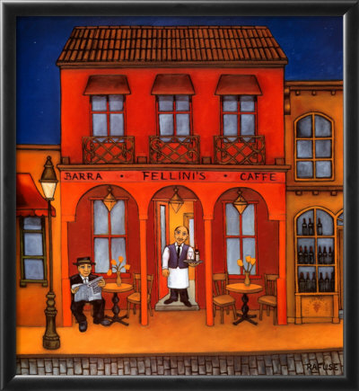 Fellini's Framed Print Fellini's Framed Print