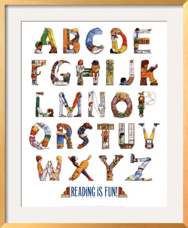 Reading is Fun! Framed Print Reading is Fun! Framed Print