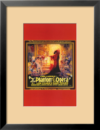 The Phantom of the Opera Framed Print The Phantom of the Opera Framed Print
