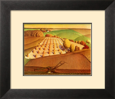 Fall Plowing, 1931 Framed Print Fall Plowing, 1931 Framed Print