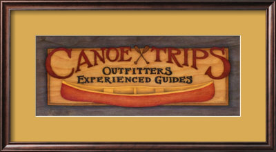 Canoe Trips Framed Print Canoe Trips Framed Print
