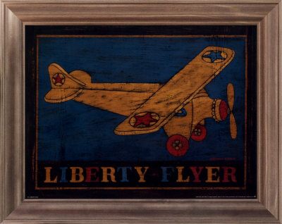 Liberty Flyer Framed Print Liberty Flyer Framed Print