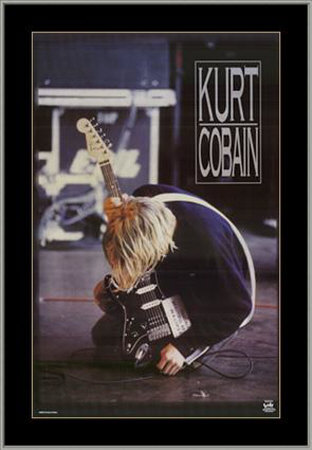 Kurt Cobain Framed Poster Kurt Cobain Framed Poster