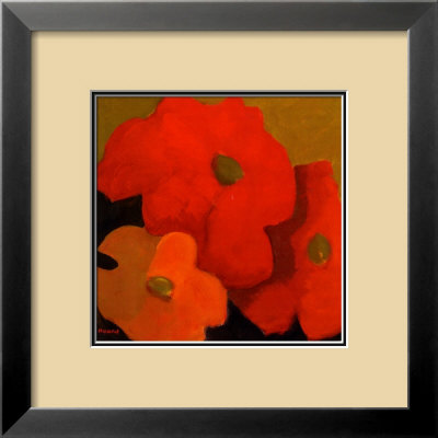 December Zinnias II Framed Print December Zinnias II Framed Print