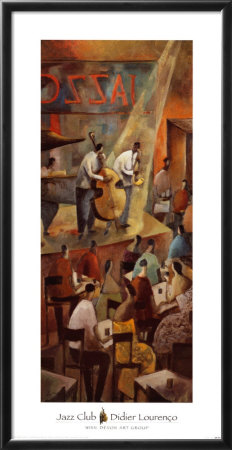 Jazz Club Framed Print Jazz Club Framed Print
