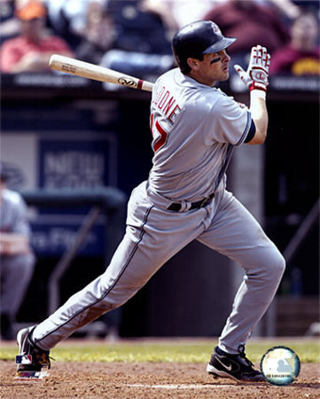 Aaron Boone - 2005 Batting Action Photograph Aaron Boone - 2005 Batting Action Photograph