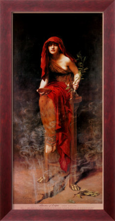 Priestess of Delphi Framed Print Priestess of Delphi Framed Print