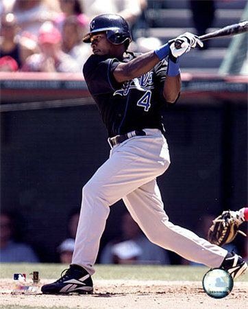 Angel Berroa - 2005 Batting Action Photograph Angel Berroa - 2005 Batting Action Photograph