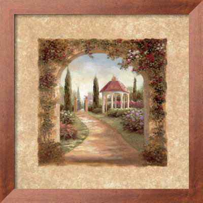 Garden Gazebo Framed Print Garden Gazebo Framed Print