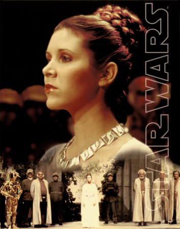 Princess Leia Poster Card Princess Leia Poster Card