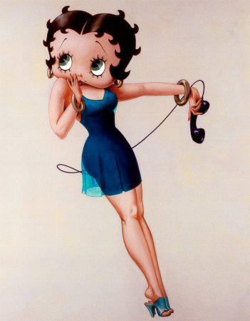 Betty Boop - Ring Me Poster Card Betty Boop - Ring Me Poster Card