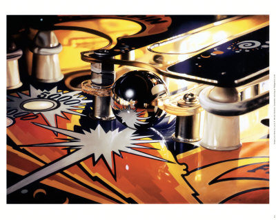 Pinball Print by Charles Bell