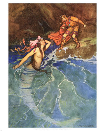 Mermaid Appears Print Mermaid Appears Print