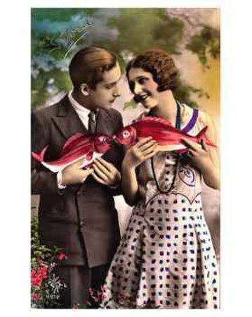 Poisson d`Avirl Lovers Print Poisson d`Avirl Lovers Print