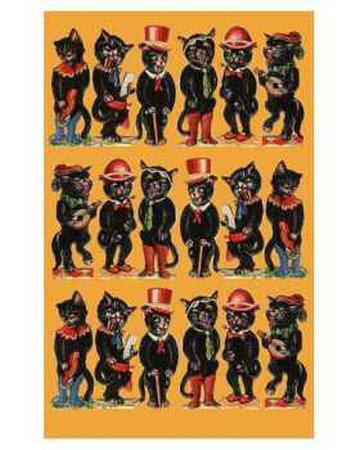 Cat Cutouts Print Cat Cutouts Print