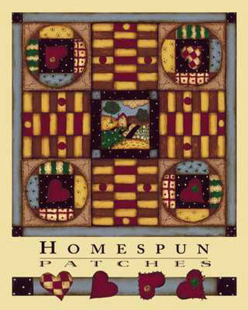 Homespun Patches Print Homespun Patches Print