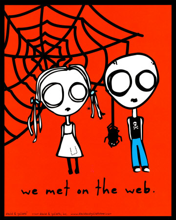 Eve L. I - Met on the Web Poster Card Eve L. I - Met on the Web Poster Card