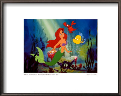 Ariel, Listen to Me Framed Print