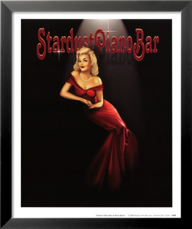 Stardust Piano Bar Framed Print Stardust Piano Bar Framed Print