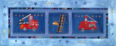Fire Engines Print Fire Engines Print
