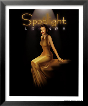 Spotlight Lounge Framed Print Spotlight Lounge Framed Print