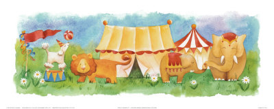 Circus Friends II Print Circus Friends II Print