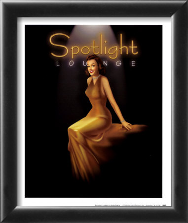 Spotlight Lounge Framed Print Spotlight Lounge Framed Print
