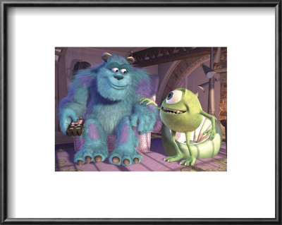Mike & Sully Framed Print Mike & Sully Framed Print