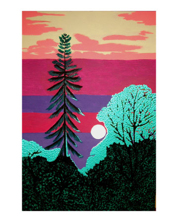 Bright Moon Giclee Print Bright Moon Giclee Print