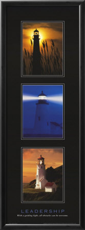Leadership Lighthouses Framed Print Leadership Lighthouses Framed Print
