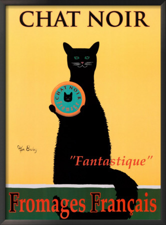 Chat Noir Framed Print Chat Noir Framed Print