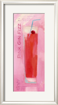 Pink Gin Fizz Framed Print Pink Gin Fizz Framed Print