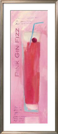 Pink Gin Fizz Framed Print Pink Gin Fizz Framed Print