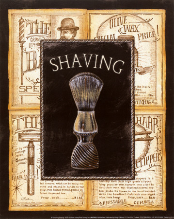 Grooming Shaving Print Grooming Shaving Print