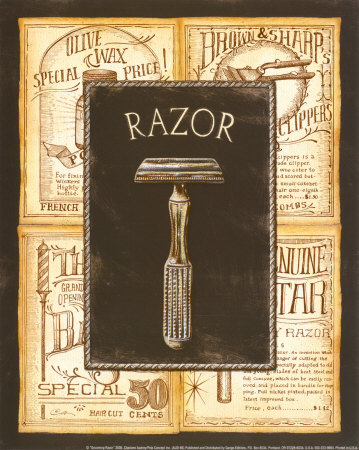 Grooming Razor Print Grooming Razor Print