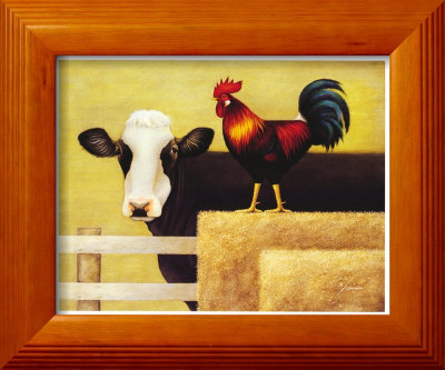 Barnyard Cow Framed Print Barnyard Cow Framed Print